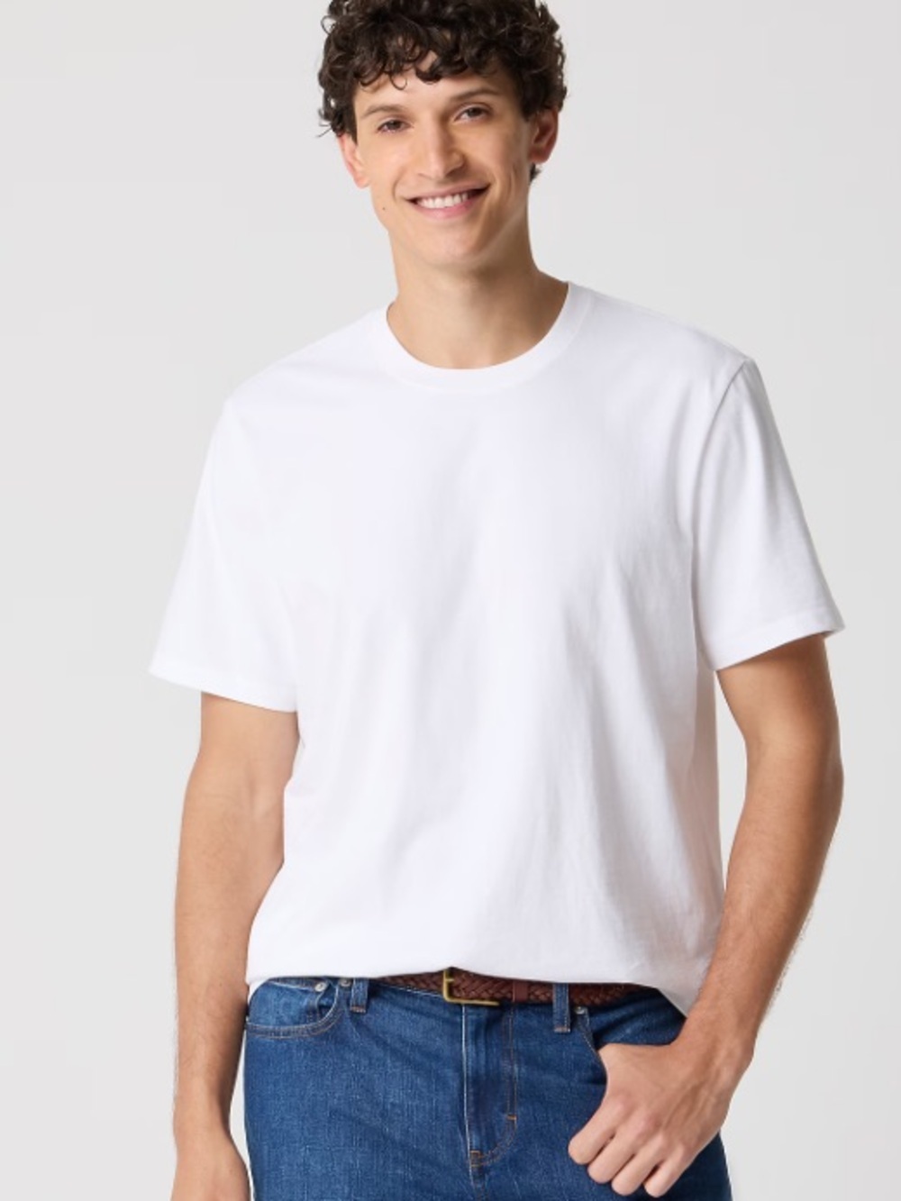 J crew men’s white essential tee